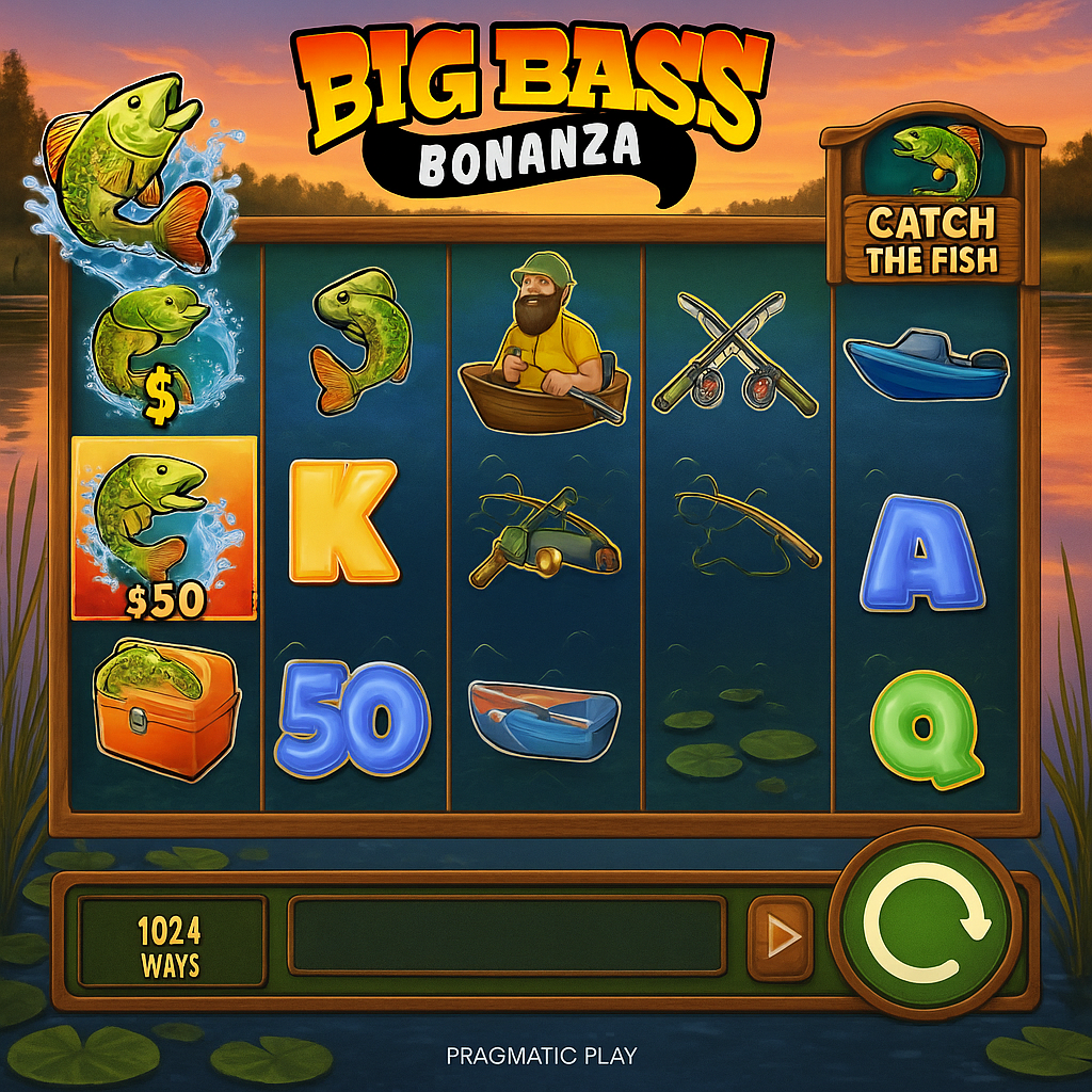 MonacoBet - Big Bass Bonanza Slot Game - Pragmatic Play